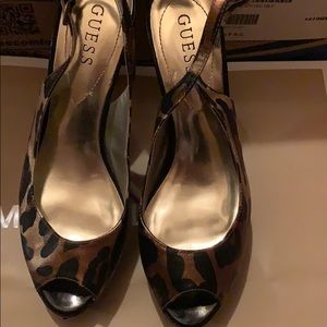 Guess heels. Cheetah!